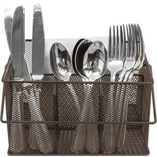 Sorbus redskabet Caddy - S?lvt?jsserviets indehaver og krydderi -arrang?r - Multi -purpose Steel Mesh Caddy -Ideal til k?kken spisestue underhold