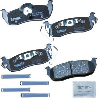 Bendix Priority1 CFC1041 Keramiske bagbremseklodser til Infiniti QX56 2010-2004 Jeep Commander 2010-2006 Grand Cherokee 2010-2005 Nissan Armada 2