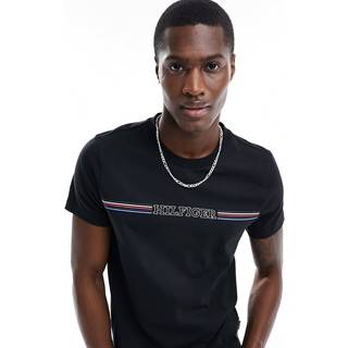 Tommy Hilfiger Herren T-Shirt schwarz Slim Fit