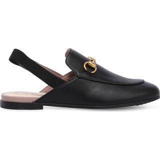 Gucci Kids Princetown leather slippers - black - EU 30