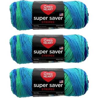 Red Heart Bulk K?b Super Saver Yarn (3-Pack) Cool E300-4967