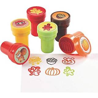 Fall Stamper Sortment - Bulk -s?t med 24 stykker - H?ndv?rk til b?rn