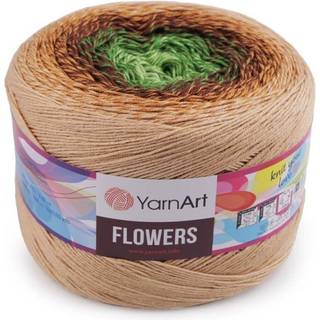Garnkunstblomster garn 55% bomuld 45% akryl 250gr 1094yd flerfarvet bomuldsgarn regnbue h?klet garn for?r sommer 2 sport garn (308)