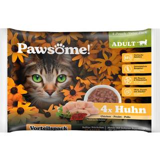 Pawsome Adult Chicken Flowpack, 4-pak 91.03 DKK/1 kg