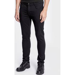 Solid Herre Tot Hybrid Jeans Med Lige Ben Sort