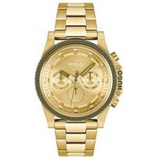 HUGO 1530349 Brave Gold Tone Bracelet Watch - W45401