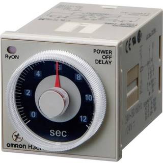 Omron Timer, plug-in 48x48 mm, 0.05-12 m, 5 a
