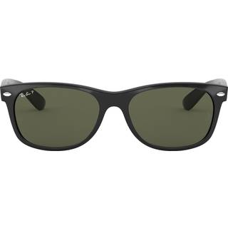 Ray-Ban RB2132F New Wayfarer Asian Fit Polarized 901/58 58 Solbriller Mænd Black - Black - 58mm