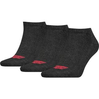 Levis 3-pak Base Low Cut Sock - Anthracite - Str 39/42
