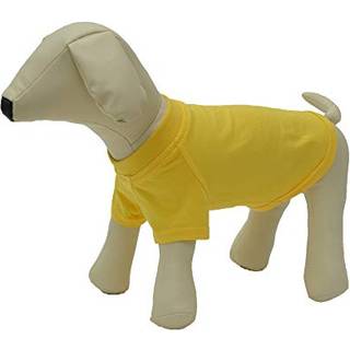 Lovelonglong 2019 Pet Clothing Dog Costumes Basic Blank T-Shirt Tee Shirts For Medium Dogs Yellow XXL
