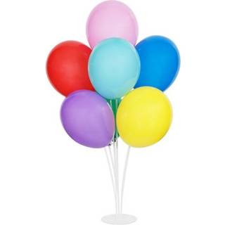 Ballonstativ 72 cm Transparent til 7 Balloner – Skab magi uden helium!
