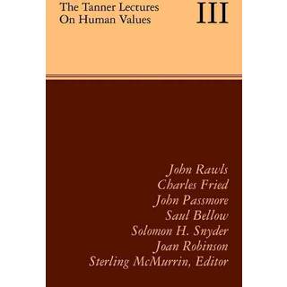 The Tanner Lectures on Human Values