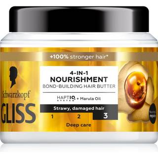 Schwarzkopf Gliss Oil Nutritive Intensiv nærende maske Til skadet hår 400 ml - 400 ml