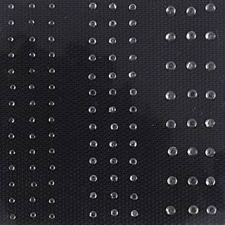 Bügelmotiv Streifen grau 2-4mm Strass - Grau