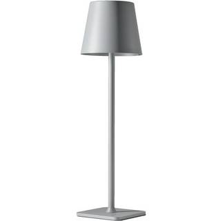Opladelig LED bordlampe Inde/ude - Grå, touch dæmpbar, CCT, IP54 udendørs - Dæmpbar : Dæmpbar, Kulør : CCT (Varm til Kold Hvid)