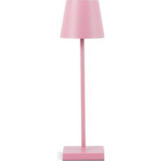Opladelig LED bordlampe, Pink, touch dæmpbar