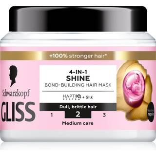 Schwarzkopf Gliss Liquid Silk Maske For at give håret styrke og glans 400 ml - 400 ml