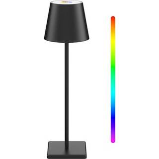 Opladelig LED bordlampe Inde/ude - RGB+CCT, touch dæmpbar, IP54 udendørs - Dæmpbar : Dæmpbar, Kulør : RGB