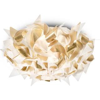 SLAMP Veli Aurea Væg/Loftlampe Medium Hvid/Guld
