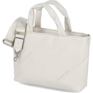Calvin Klein quiltet lille håndtaske (PAPYRUS (YAN))