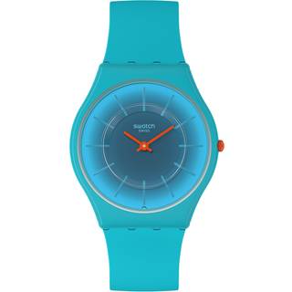 Swatch Skin Radiantly Teal Quartz Blue Dial Unisex Watch SS08N114