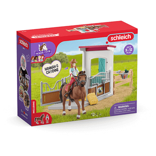 Hesteboks med Hannah og Cayenne Schleich Horse Club hest 42710
