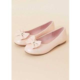Angels By Accessorize Angels By Accessorize Pink Girls Bow Ballerina Flat Shoes