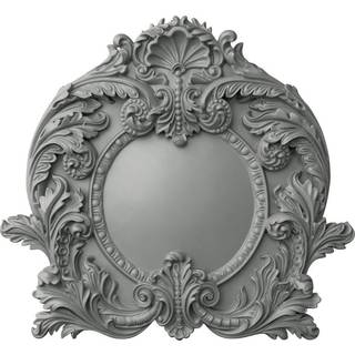 Ekena Millwork 21 5/8 """" W x 19 3/4 """" H X 2 3/8 """" P Modena Large Center Onlay