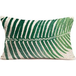 EasternProject Tropical Palm Leaves Throw Lumbar Pillow Covers Summer Green Plants Monstera Banana Leaf Farmhouse Dekoration