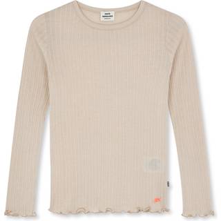 Mads Nørgaard Oatmeal Melange Pointella T-shirt Trudy