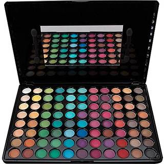 Bebeautiful professionel makeup eyeshadow palet med applikatorer 88-farvepaletmat mat