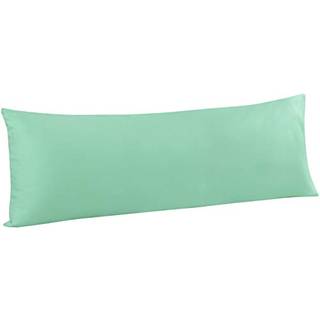 Flxxie Body Pillow Cover - Super Soft Microfiber 20x54 Body Pillow Case - Konvolutlukning Rynke Stain Resistent Sea Green Body Pillow Cover 20x54