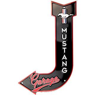 Hangtime Mustang Garage Sign Vintage Metal Automotive Wall Art Decor 11,5 tommer. X 17,5 i mennesker hulestoffer til m?nd