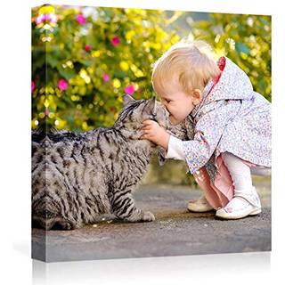 NWT Custom Canvas Prints med dine fotos til Pet/Animal Personalised Canvas Pictur