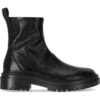MICHAEL KORS COMET BLACK SOCK ANKLE BOOT
