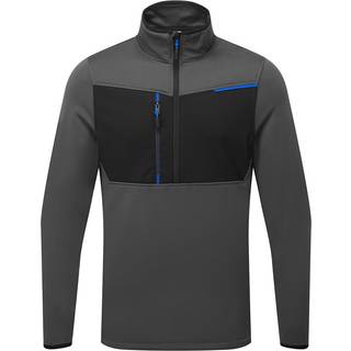 WX3 Tech Fleece m. halv lynlås -Molegrå (Størrelse: XL)