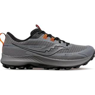 Saucony Women's Peregrine Ice+ 3 Gravel/Black, 40