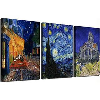 Vincent van Gogh l?rred v?gkunstmalerier ber?mte stjerneklarede natbillede udskrifter til udsmykning klassisk caf?terrasse p? natkunstv?rks repro