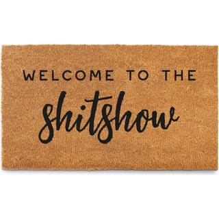Velkommen til Shitshow Doormat 30x17 tommer Velkommen til Shitshow Welcome Mat for hovedd?ren Velkommen til Shitshow-indgangsm?tte med anti-slip