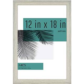 MCS Studio Gallery 12x18 Billeder Ramme Gr? Woodgrain Rektangel Fotosamme til fotosplakater og kunsttryk (1-pack)