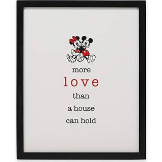 Disney Mickey og Minnie Framed Wall Art - Mere k?rlighed end et hus kan holde - klassisk Mickey Mouse -billede