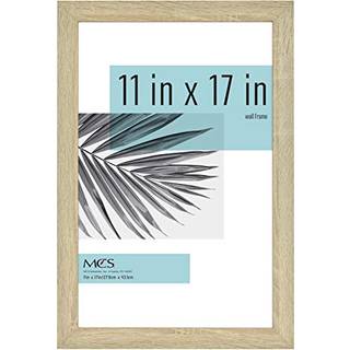 MCS Studio Gallery 11x17 Picture Frame Natural Woodgrain Rectangle Photo Frame til fotosplakater og kunsttryk (1-pack)