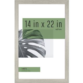MCS Studio Gallery 14x22 Poster Frame Gray Woodgrain Vertical & Horizontal Wall Hanging Large Picture Frame til fotosplakater og kunsttryk (1-pac