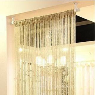 Hjemindretning Sequin Curtain til d?r?bningsd?rstreng gardiner 39x79 tommer h?ngende skab sovev?relse blind stue divider vindue v?gpanel frynse b
