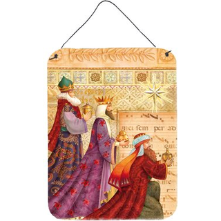 """" Caroline's Treasures Christmas Three Wise Men Wall eller Door Hanging Prints APH7603DS1216 16HX12W Multicolor """"
