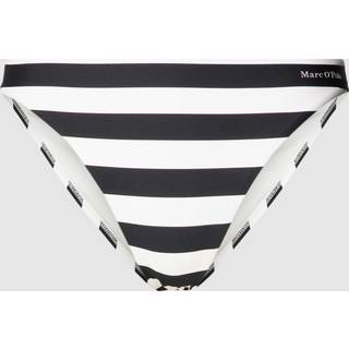 Marc O Polo Stripe Bikini Brief - White/Black - Large