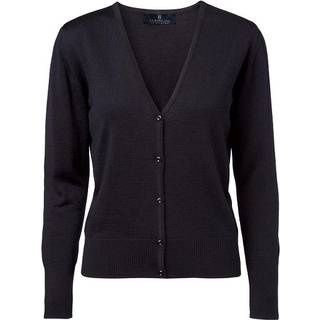 CC55 50137 copenhagen women's cardigan v neck hem rib Dame Navy XL