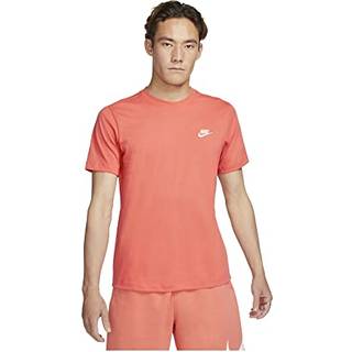 Nike Crew Neck Club T Shirt Orange