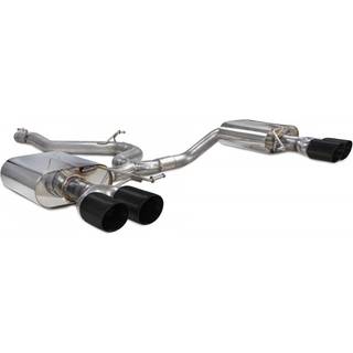 Scorpion Non-Resonated GPF-Back System - Seat Leon - Daytona (Quad) Ceramic
