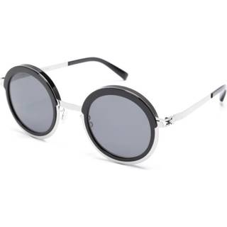 Mykita Phillys 797 47 Solbriller Kvinder Black - Shiny Silver Black - 47mm